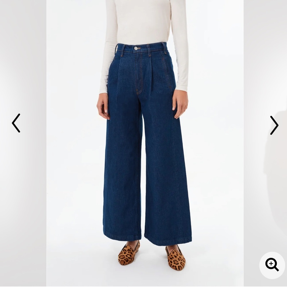 MOTHER WIDE LEG JEANS